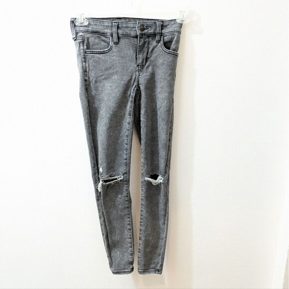 American Eagle Ne(x)t Level Stretch Distressed Jegging Jeans Women's 00 Short - Picture 1 of 12